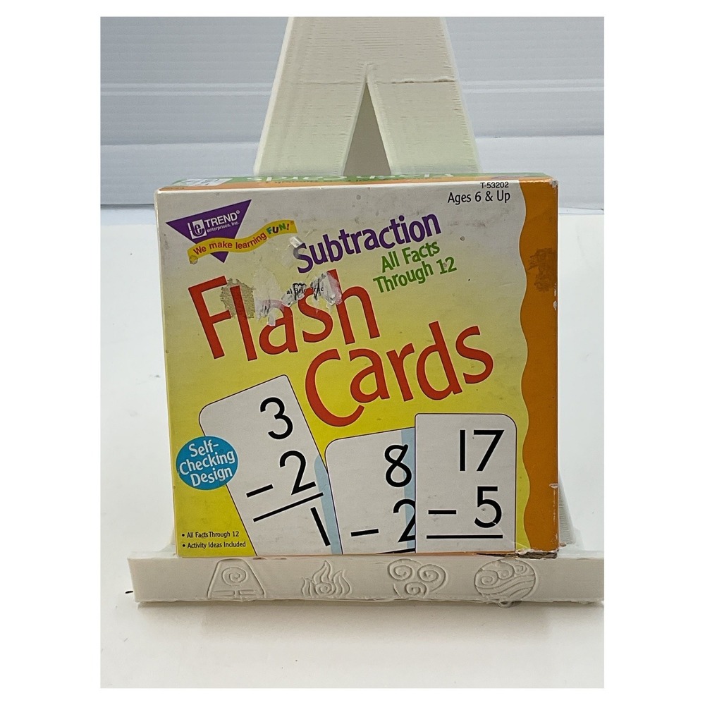 Trend‎ Enterprises Subtraction Flash Cards Ages 6+ T-53202